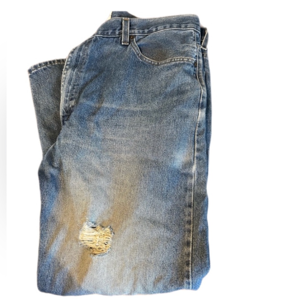 Levi's Relaxed Blue Jeans with Natural Fading